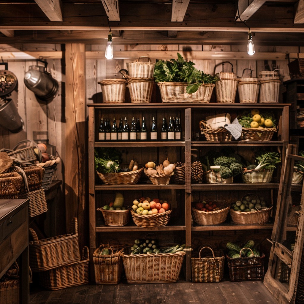 Rustic Seasoning Display Free Rustic Produce Display Image - Rustic, Pantry, Baskets | Download ...