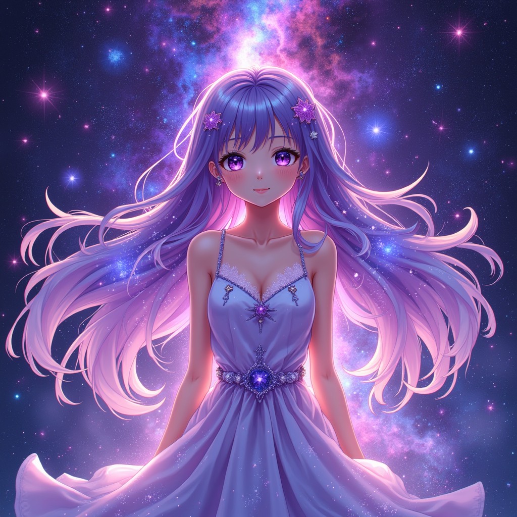 Free Cosmic Dream Princess Image - Cosmic, Galaxy, Anime | Download at ...
