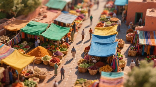 Free Vibrant Market Bazaar Image | Download at StockCake