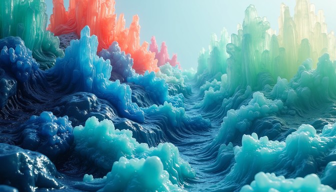 Immersive Wave Free Vibrant Fluid Waves Image - Abstract, Turquoise, Fluid | Download ...