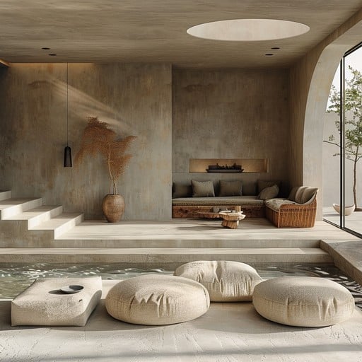 View of 30 Monochrome Mocha Living Room Ideas for Elegant Depth & Calm