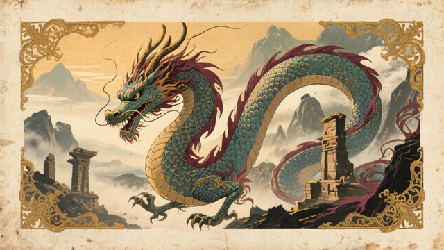 Dragon Wind Pattern Free Ancient Dragon Guardian Image | Download at StockCake