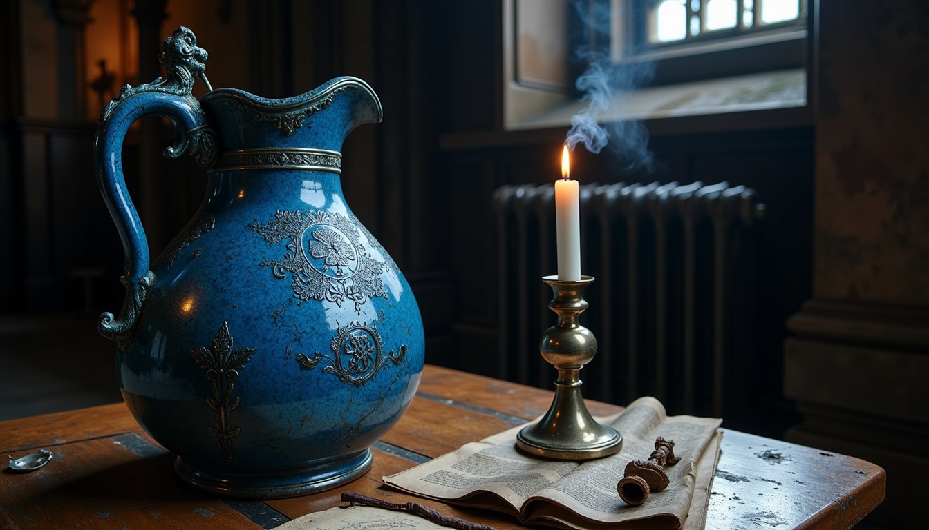 Free Blue Ceramic Pitcher Image - Blue, Ceramic, Pitcher | Download at ...