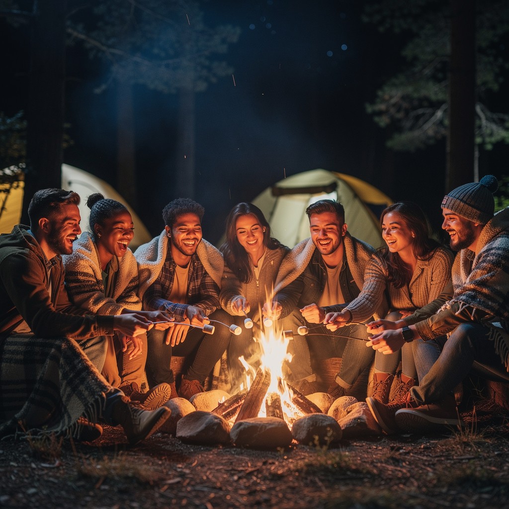 Free Campfire Friendship Moments Image - Friendship, Friends, Campfire ...