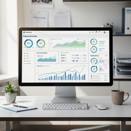 Free Healthcare Data Dashboard Image - Healthcare, Dashboard, Medical ...