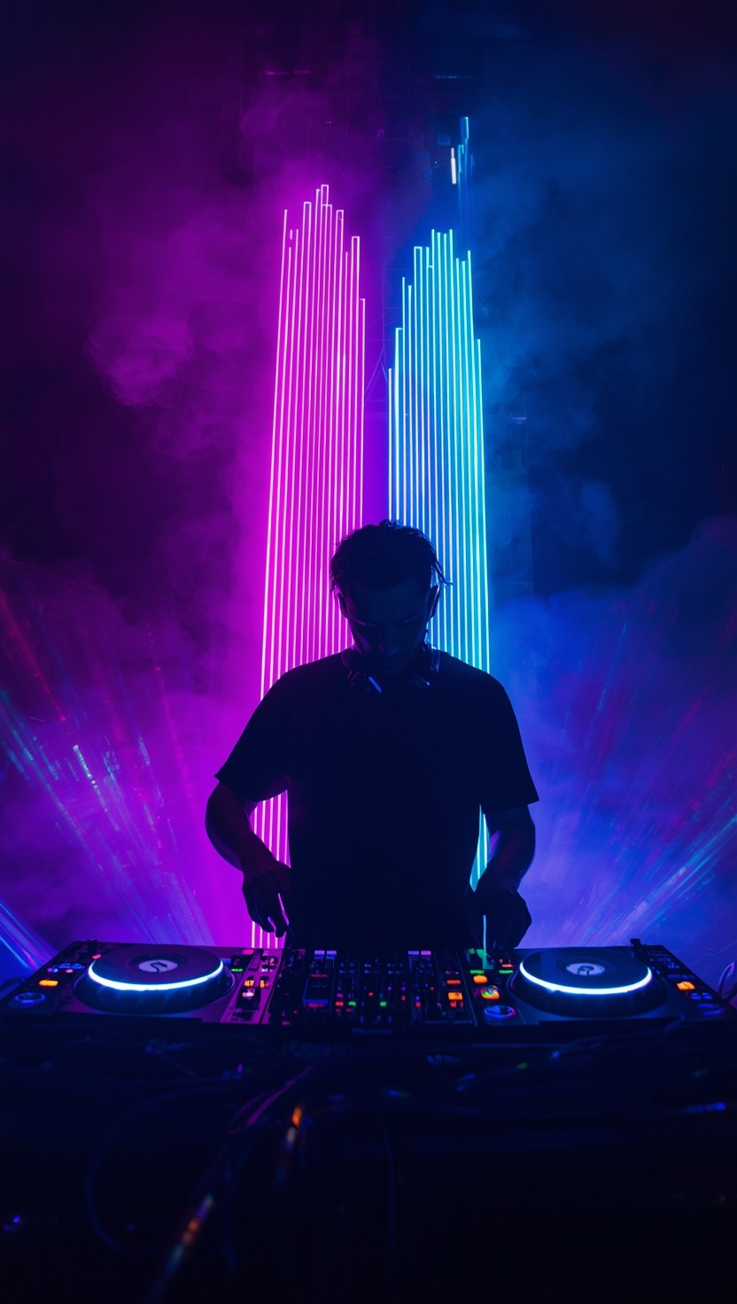 Free Neon DJ Performance Image - Dj, Neon, Cyberpunk | Download at ...