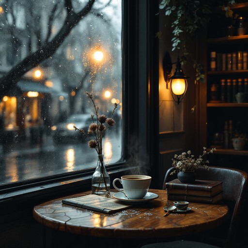 Free Rainy Cafe Corner Image - Cafe, Rain, Cozy | Download at StockCake