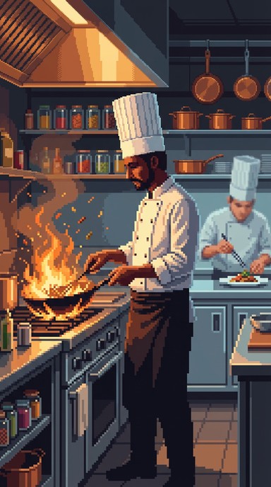 Free Culinary Fire Mastery Image - Chef, Cooking, Fire | Download at ...