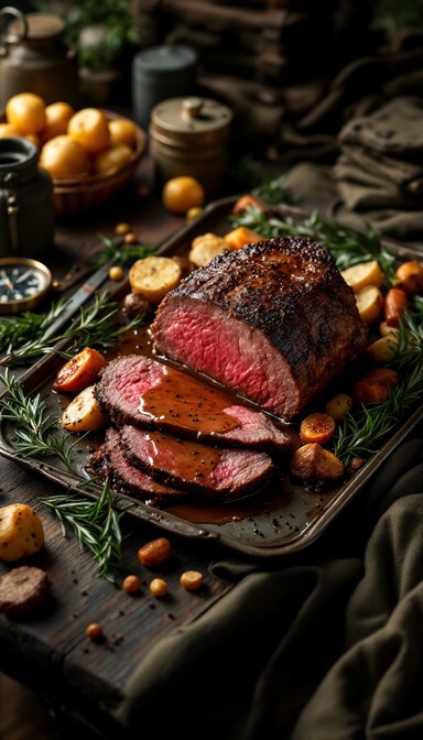 Military Rost Free Officer's Hearty Meal Image - Roast, Beef, Military | Download at ...