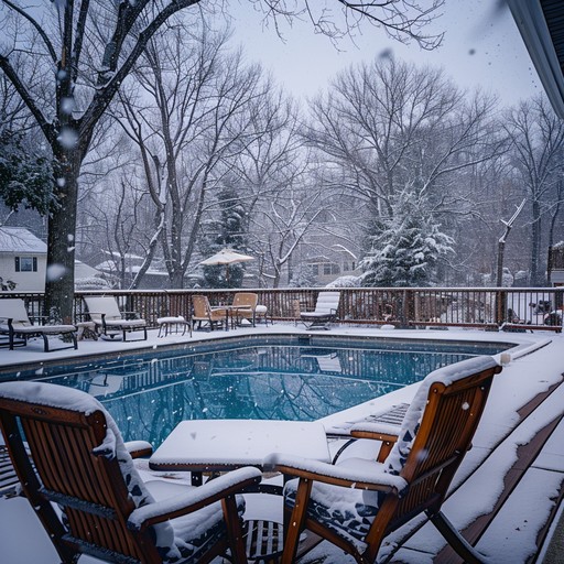 Free Snowy Poolside Scene Image - Snow, Pool, Winter | Download at ...
