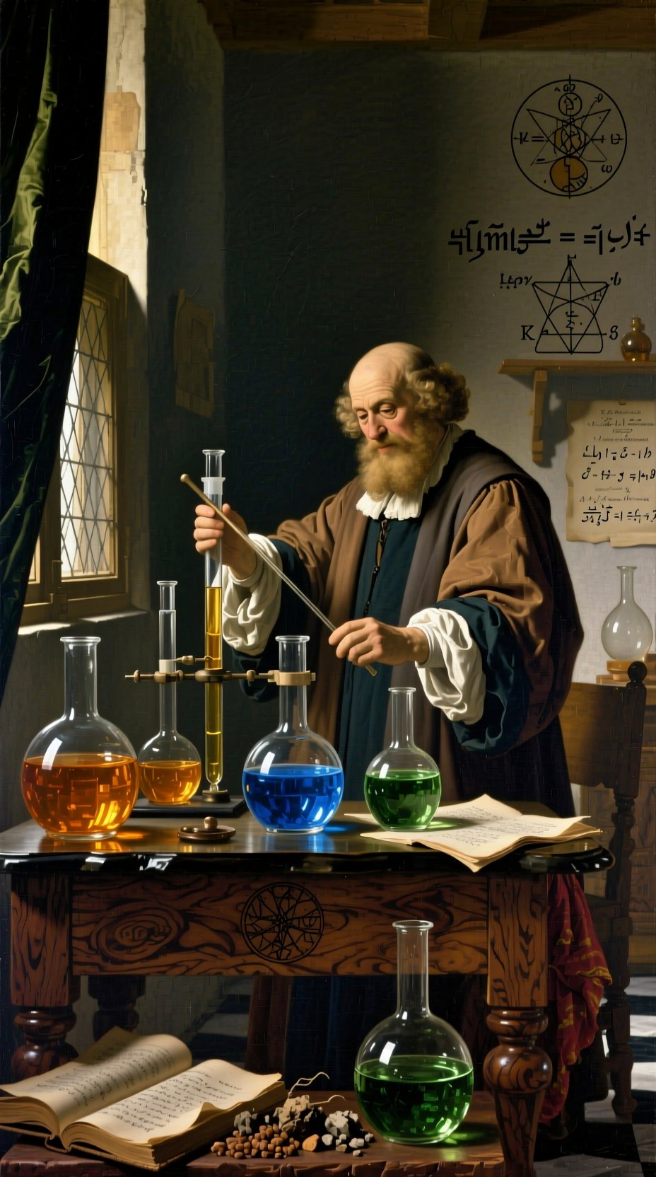 Adamantine Science Free Ancient Science Illuminated Image - Alchemy, Science, Laboratory ...