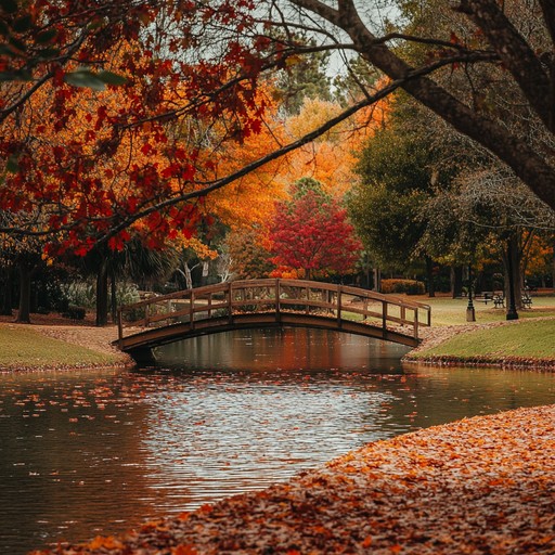 Free Autumn Bridge View Image - Autumn, Bridge, Pond | Download at ...