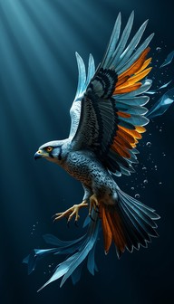 Free Majestic Abstract Falcon Image - Falcon, Abstract, Bird | Download ...