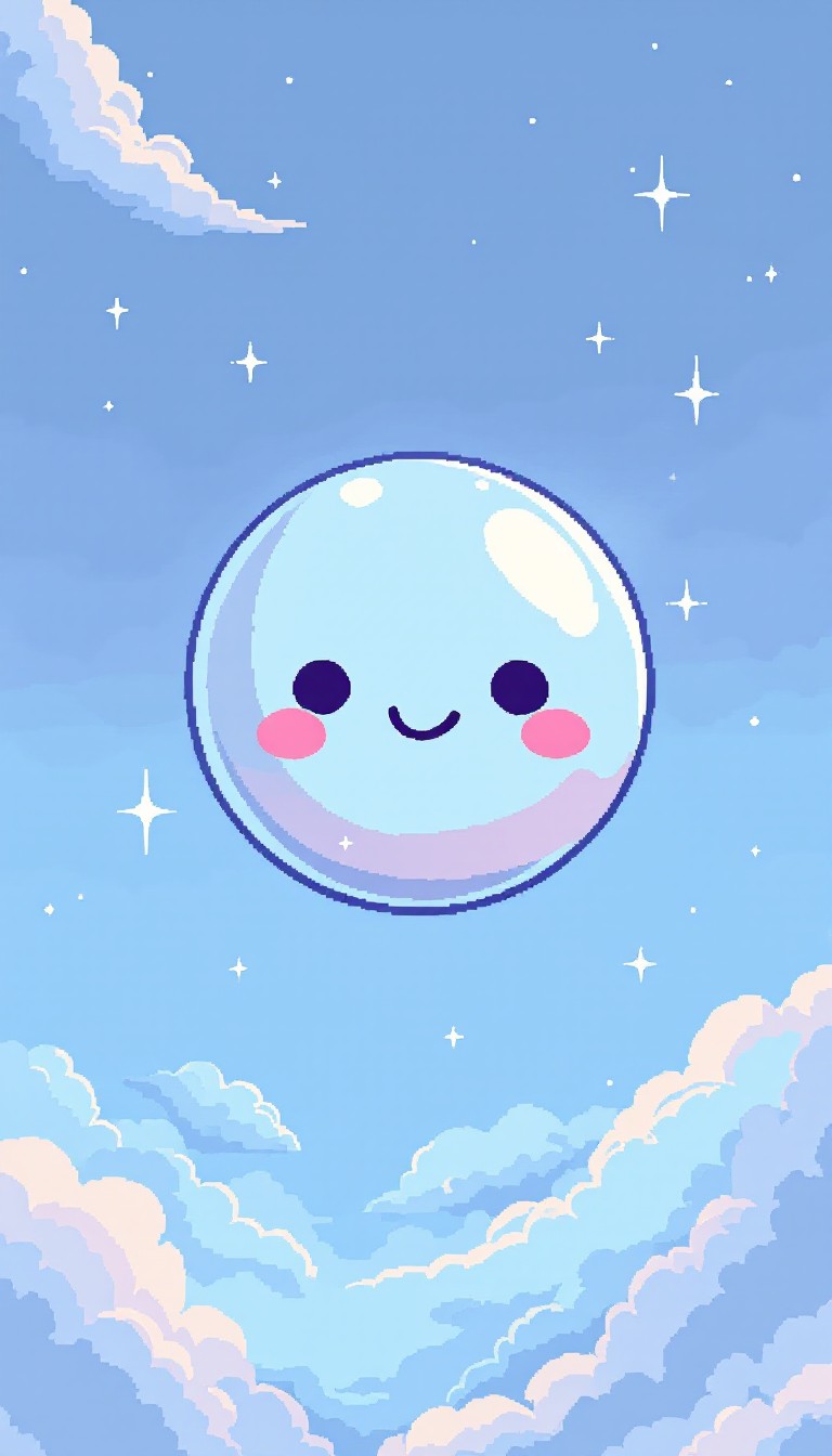 Free Peaceful Pixel Planet Image - Kawaii, Pixel, Sphere | Download at ...