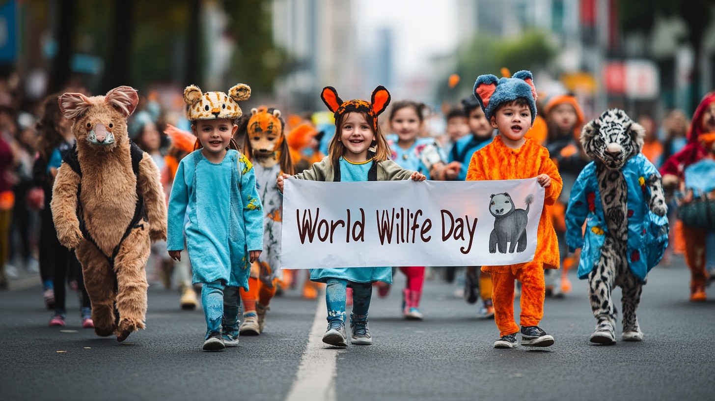 Free Kids Wildlife Parade Image - Children, Parade, Costumes | Download ...