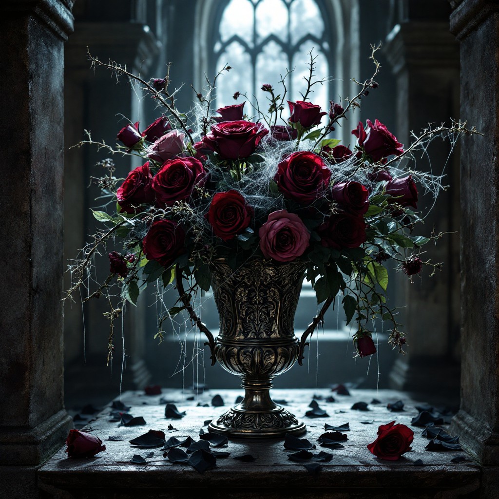 Gothic Standard Roses Free Gothic Rose Display Image - Gothic, Roses, Burgundy | Download at ...