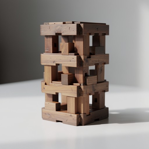 Interlocking Wooden Structures Free Interlocking Wooden Architecture Image - Wooden, Blocks ...