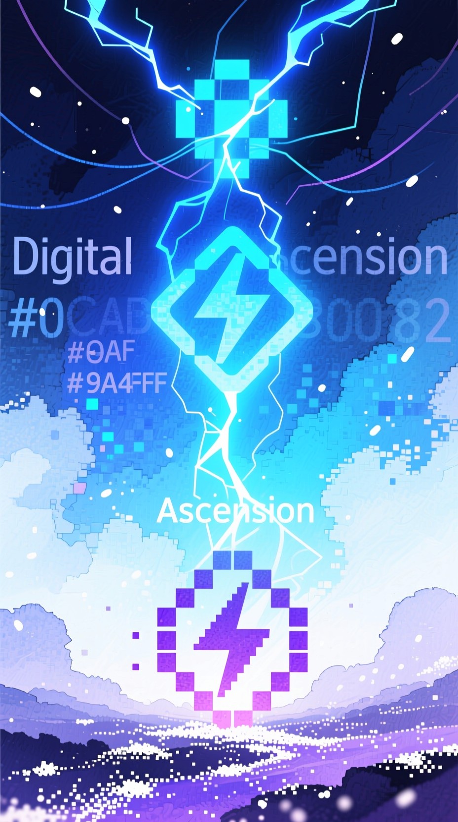 Free Digital Ascension Art Image - Digital, Watercolor, Blue | Download ...
