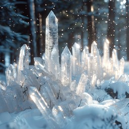 Free Enchanted Crystal Forest Image - Crystals, Quartz, Forest ...