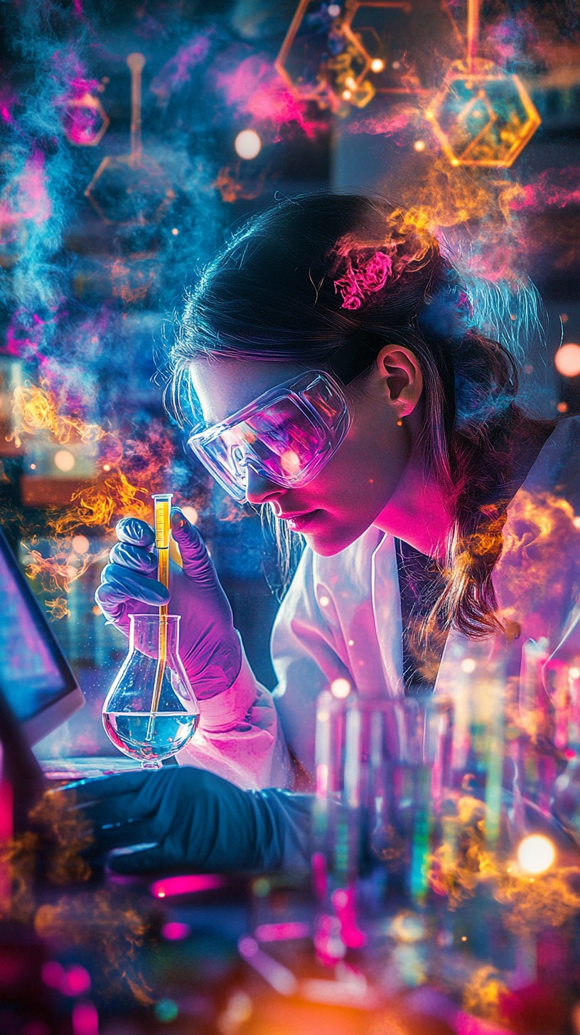 Free Futuristic laboratory experiment Image - Science, Laboratory ...