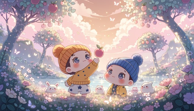 Free Magical Friendship Discovery Image - Children, Chibi, Anime ...