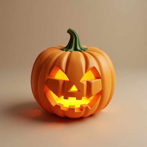 Free Glowing Halloween Pumpkin Image | Download at StockCake