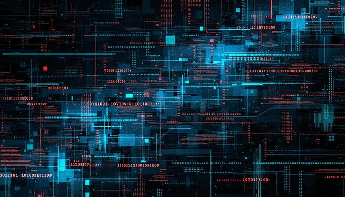 Free Digital Reality Fracturing Image - Binary, Code, Circuits ...
