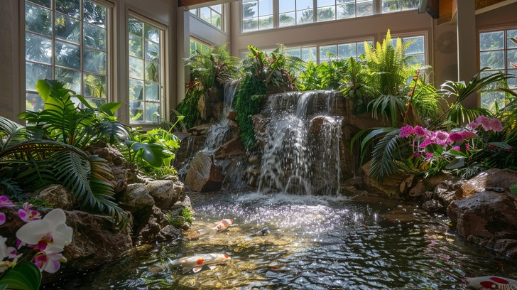 Free Indoor Waterfall Serenity Image | Download at StockCake