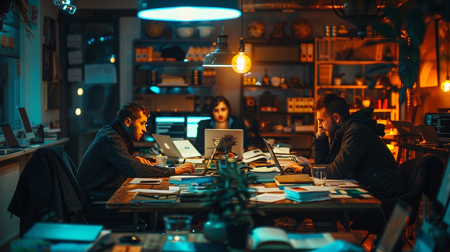 Weekend Teamwork Free Late-night teamwork session Image - Teamwork, Late-night, Office ...