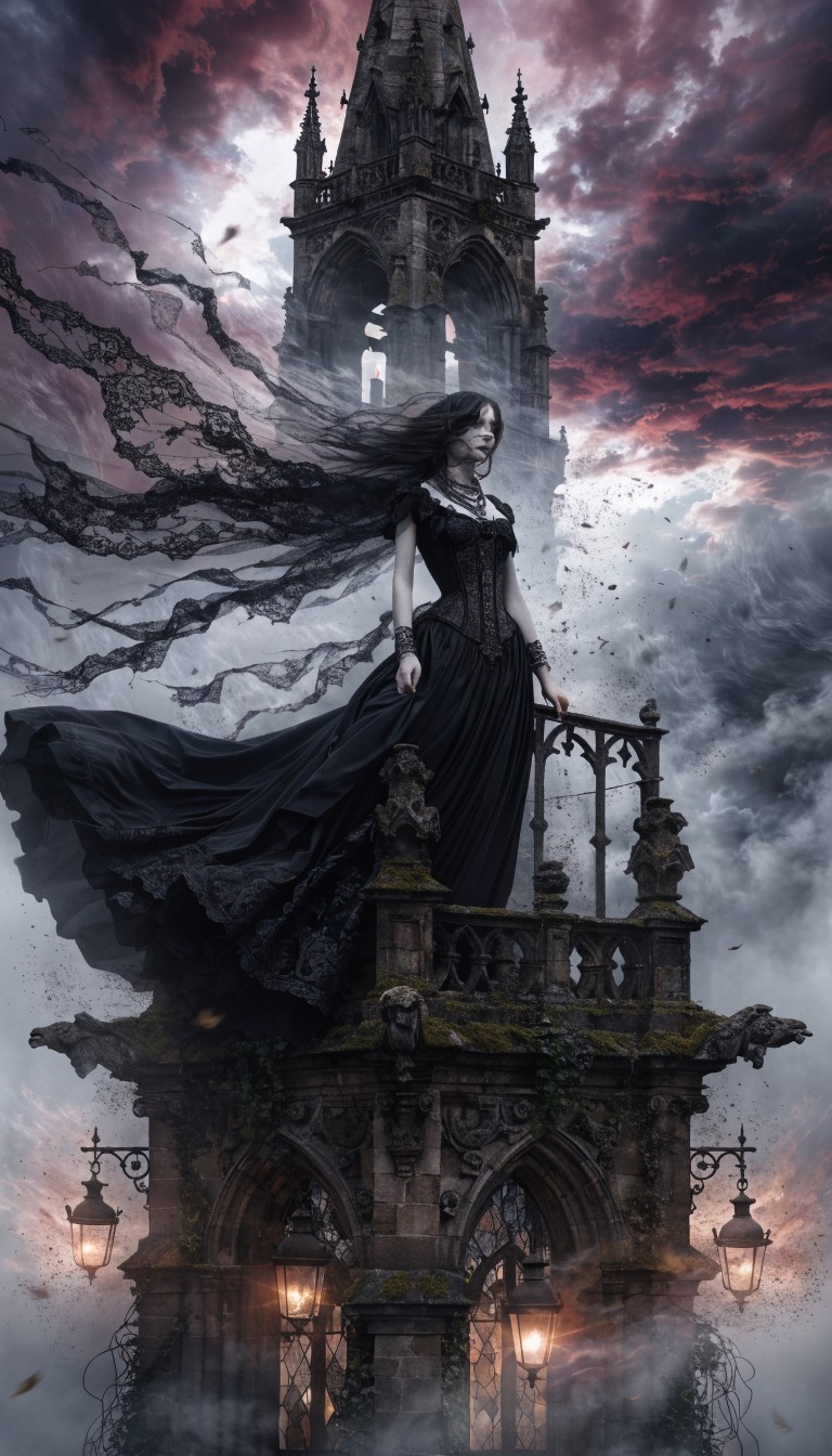 Free Gothic Mourning Woman Image - Gothic, Victorian, Mourning ...