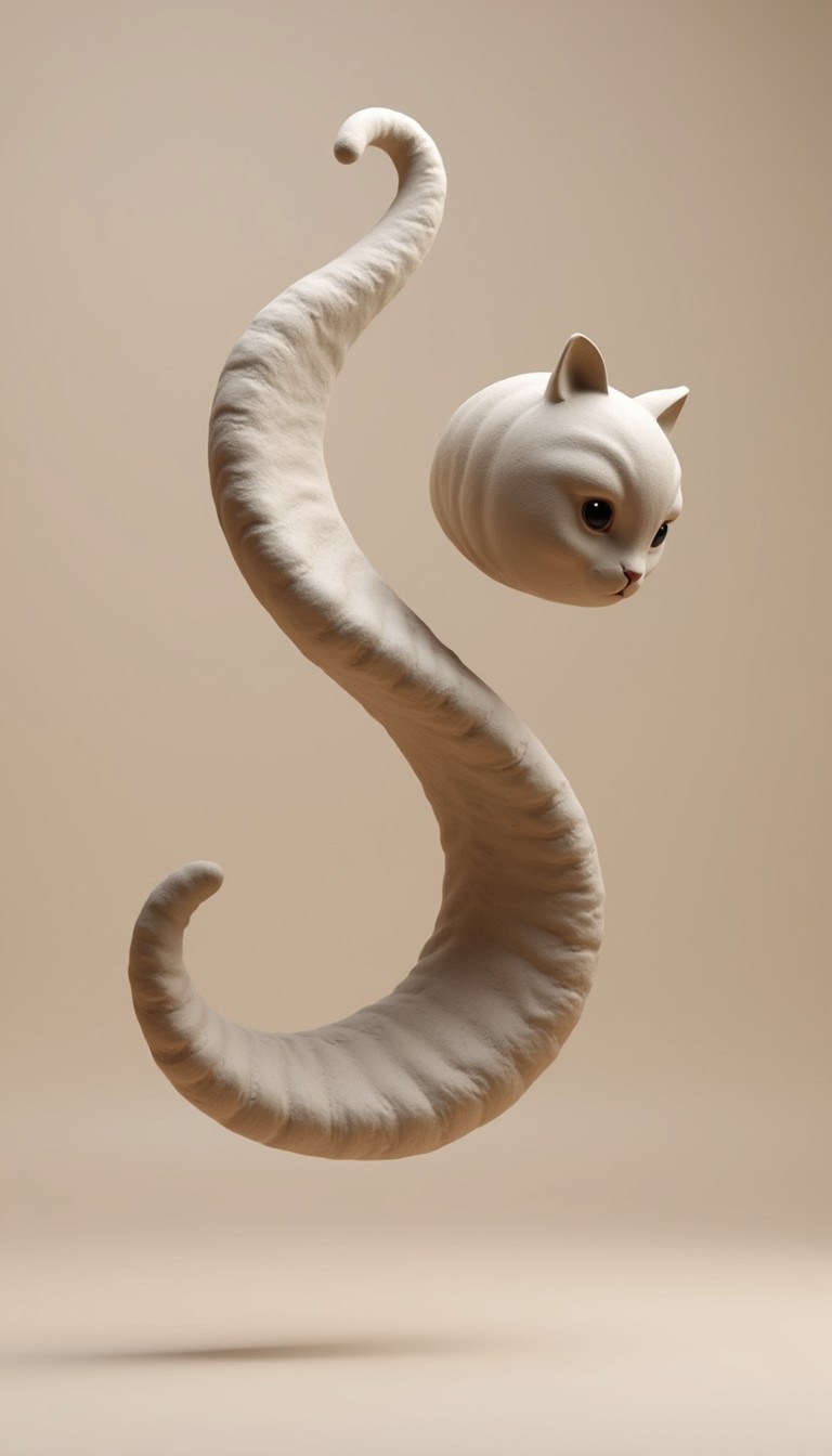 Free Minimalist Feline Curve Image - Feline, Minimal, Sculpture ...