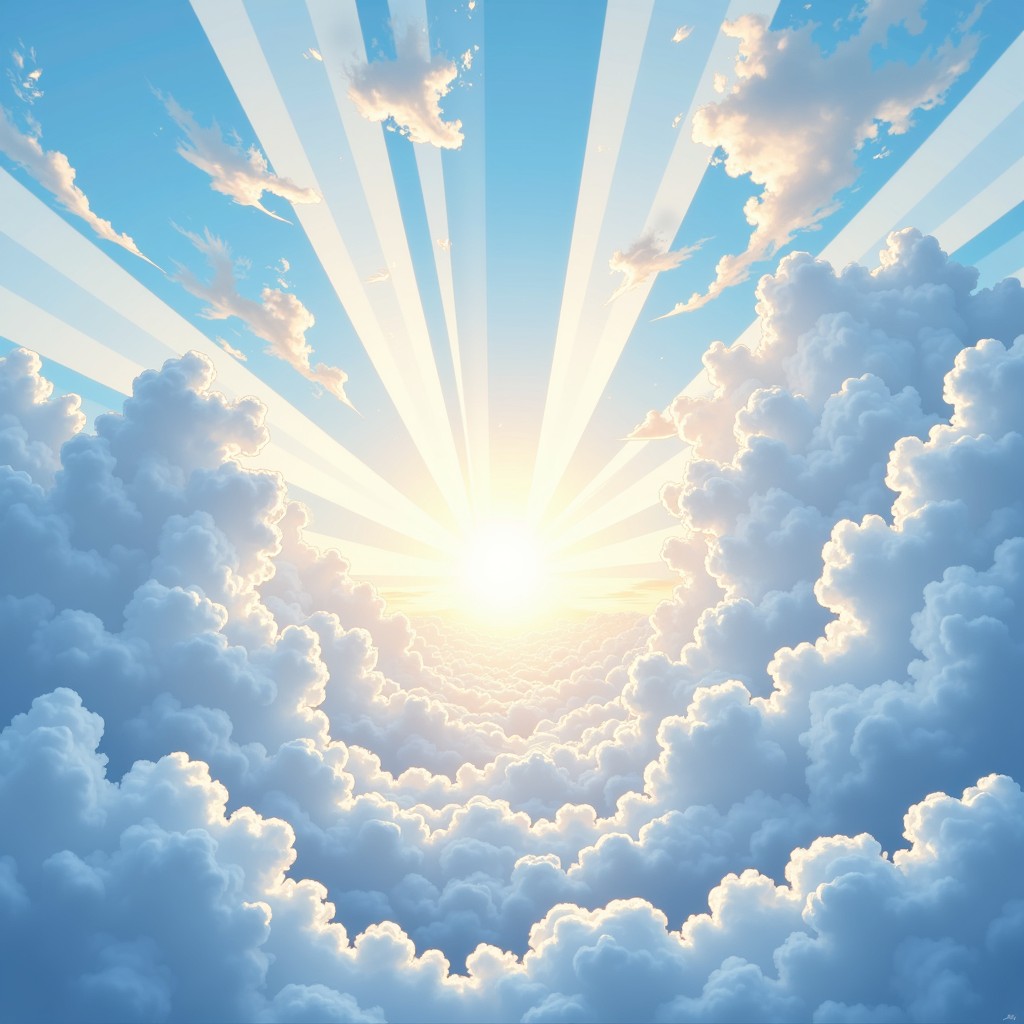 Free Divine Light Breakthrough Image - Sunbeams, Clouds, Heaven ...