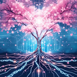 Free Sacred Digital Tree Image - Sakura, Digital, Tree | Download at ...