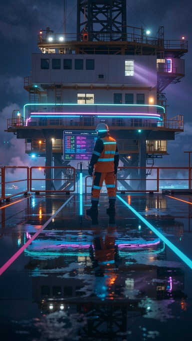 Free Future Safety Worker Image - Cyberpunk, Futuristic, Industrial ...