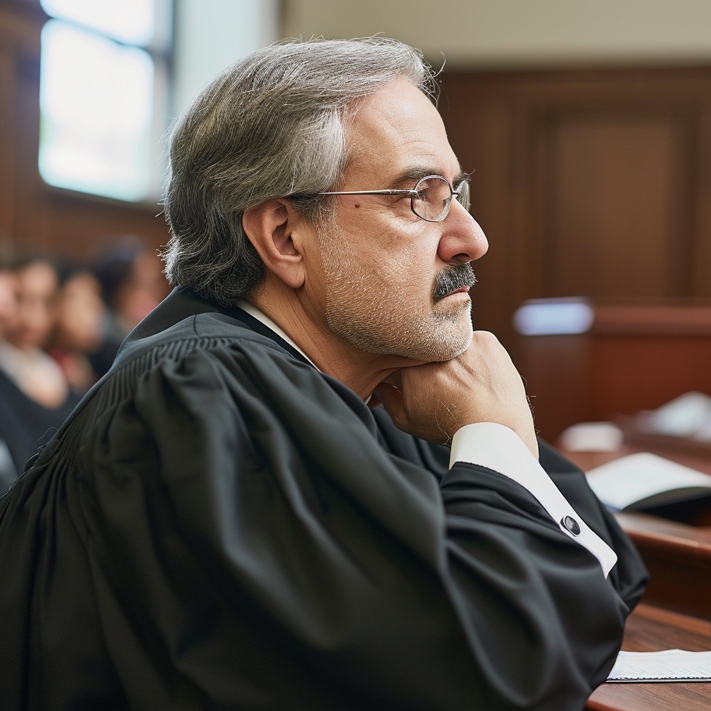 Free Thoughtful Legal Professional Image - Judge, Courtroom, Thoughtful ...
