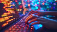 Free Coding Workstation Glow Image - Coding, Technology, Programming ...