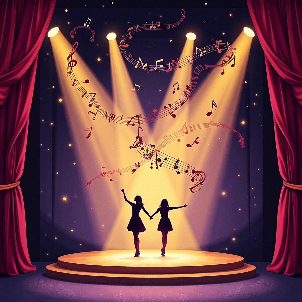 Free Music Becomes Dance Image - Theater, Musical, Silhouettes ...