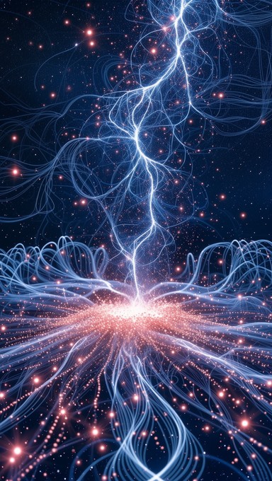Free Electric Particle Storm Image - Energy, Electric, Particles ...