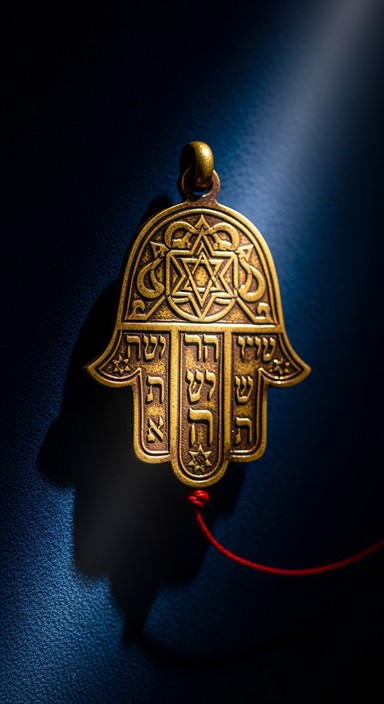 Jewish Protection Free Sacred Golden Hamsa Image - Talisman, Amulet, Protection ...