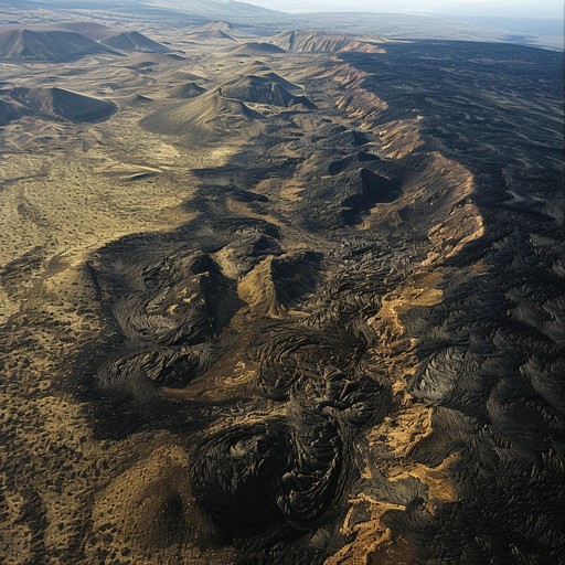 Volcanic View Free Volcanic landscape aerial Image | Download at StockCake