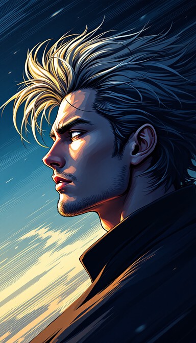 Free Windswept golden profile Image - Portrait, Profile, Windswept ...