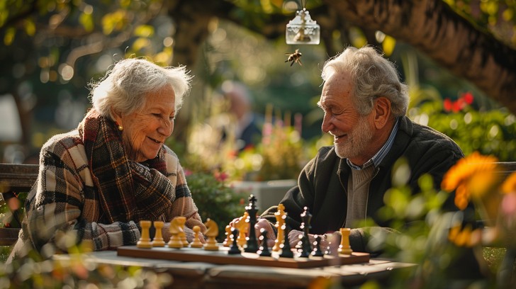 Free Joyful Chess Game Image - Elderly, Chess, Garden | Download at ...
