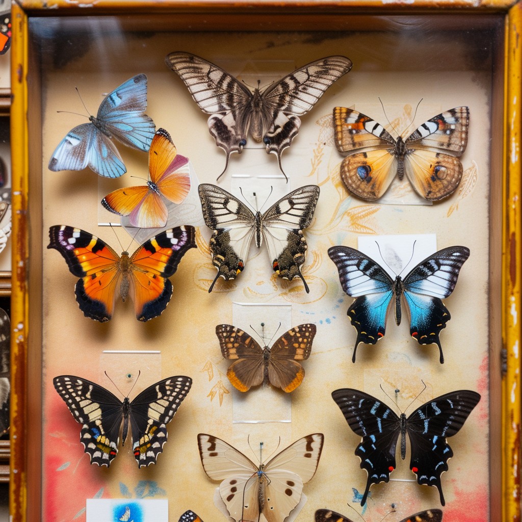 Free Vintage Butterfly Collection Image - Butterflies, Collection ...
