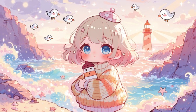 Free Golden Hour Magic Image - Chibi, Kawaii, Anime | Download at StockCake
