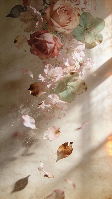 Download Falling Rose Petals Image - Petals, Rose, Falling | StockCake