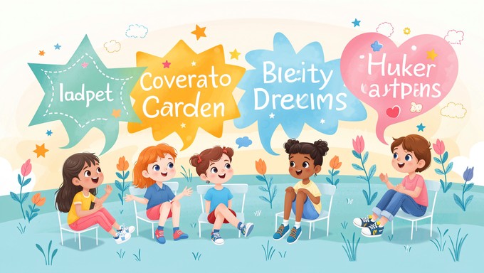 Free Colorful Conversation Circle Image - Children, Conversation ...