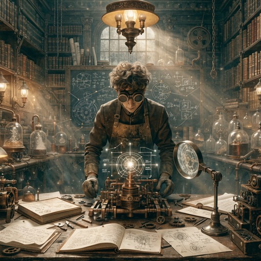 Free Steampunk Inventor Working Image - Steampunk, Inventor, Workshop ...