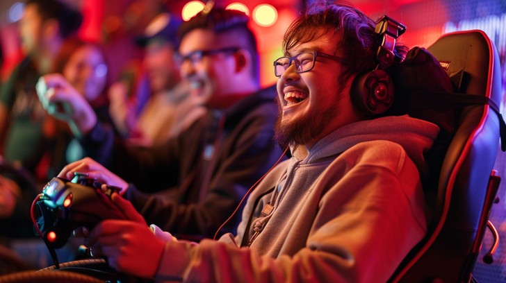 Free Gaming Event Joy Image - Gaming, Joy, Laughter | Download at StockCake