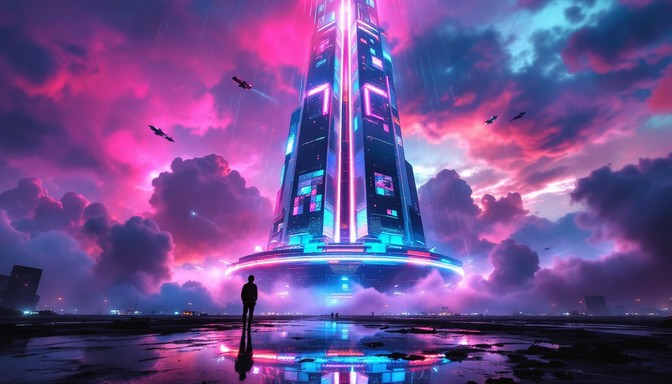 Vertical Distopia Free Dystopian Vertical City Image | Download at StockCake