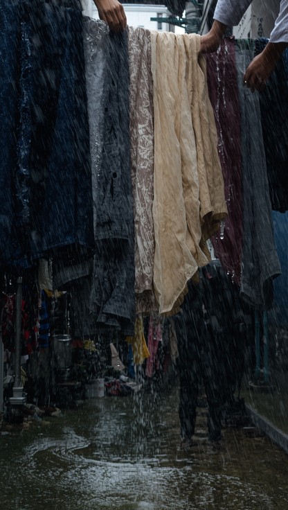 Free Drenched Alley Textiles Image - Rain, Fabric, Alleyway | Download ...